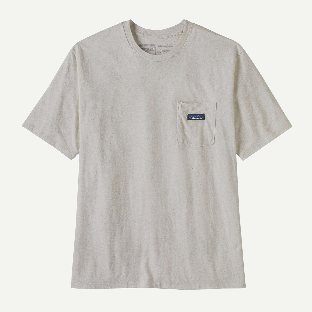 Patagonia Men's Daily Pocket Tee-Birch White | Patagonia | - Northshore Newquay - Surf/Skate Shop