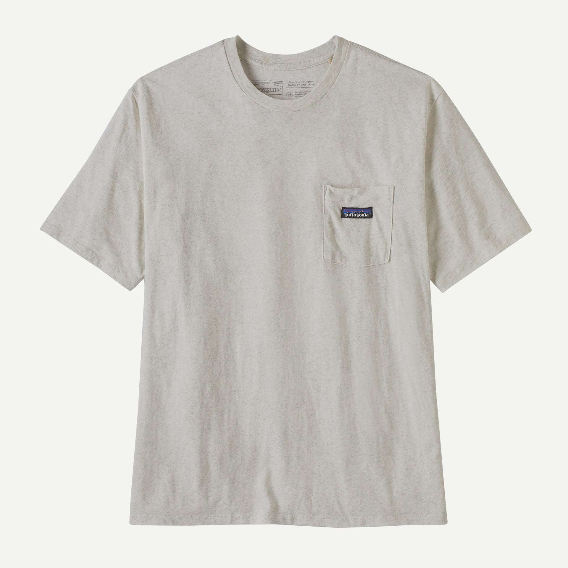 Patagonia Men's Daily Pocket Tee-Birch White | Patagonia | - Northshore Newquay - Surf/Skate Shop