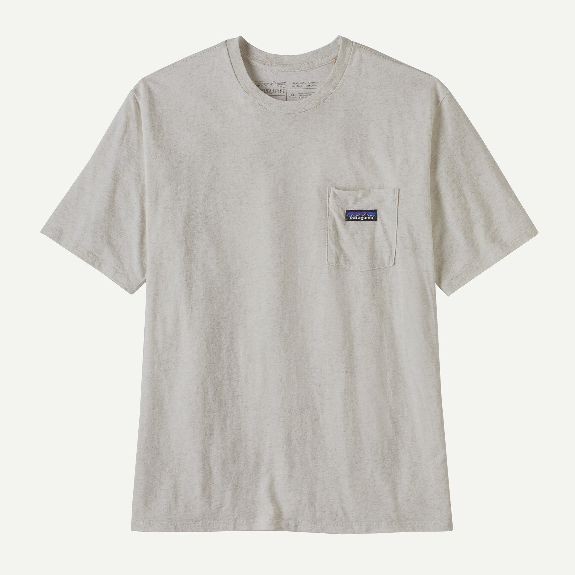 Patagonia Men's Daily Pocket Tee-Birch White