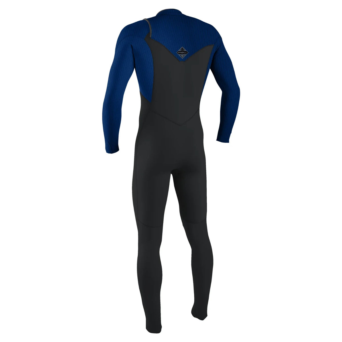 MENS O’NEILL HYPERFREAK 4/3 CHEST ZIP FULL WETSUIT - Temp Steel/Twilight Blue
