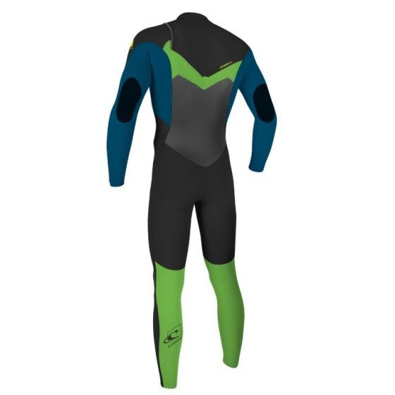 O’NEILL KIDS EPIC 3/2MM CHEST ZIP FULL WETSUIT - BLUE / GREEN | O’neill | Summer Wetsuit - Northshore Newquay - Surf/Skate