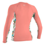 ONeill Ladies Side Print Long Sleeve Rash Vest desert flower/cara floral | O’neill | Rash Vest