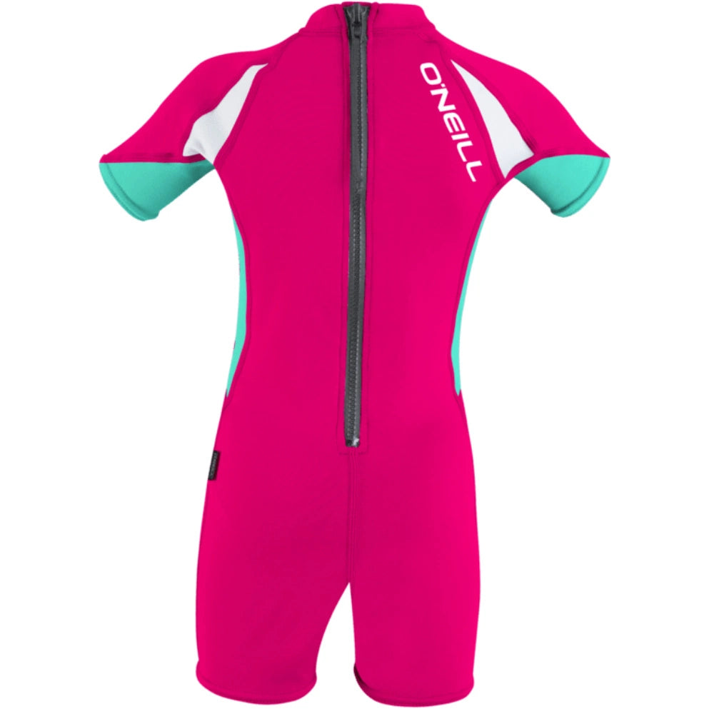 O'Neill Junior Basic Skins UV Suit - Watermelon/Light Aqua/White | O'neill | - Northshore Newquay - Surf/Skate Shop