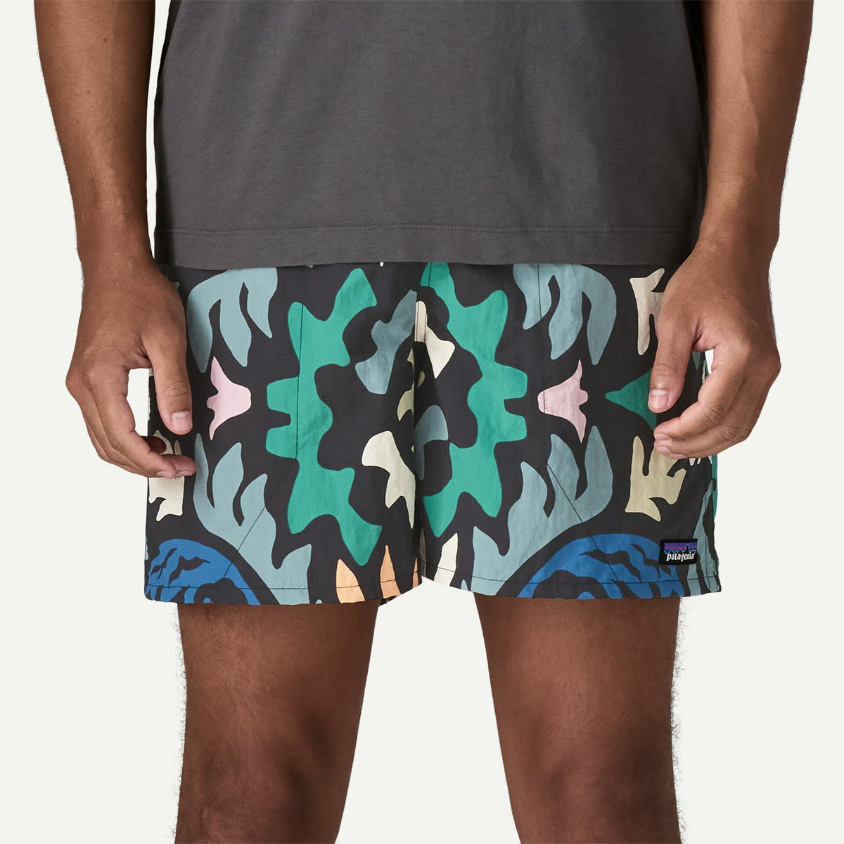 Patagonia Men's Baggies™ Shorts 5"- Kaleido: Black | Patagonia | swim shorts - Northshore Newquay - Surf/Skate Shop