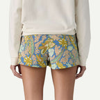 Patagonia Women's Barely Baggies™ Shorts - 2½"-Flourish:Abundant Blue | Patagonia | - Northshore Newquay - Surf/Skate Shop