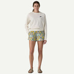 Patagonia Women's Barely Baggies™ Shorts - 2½"-Flourish:Abundant Blue | Patagonia | - Northshore Newquay - Surf/Skate Shop