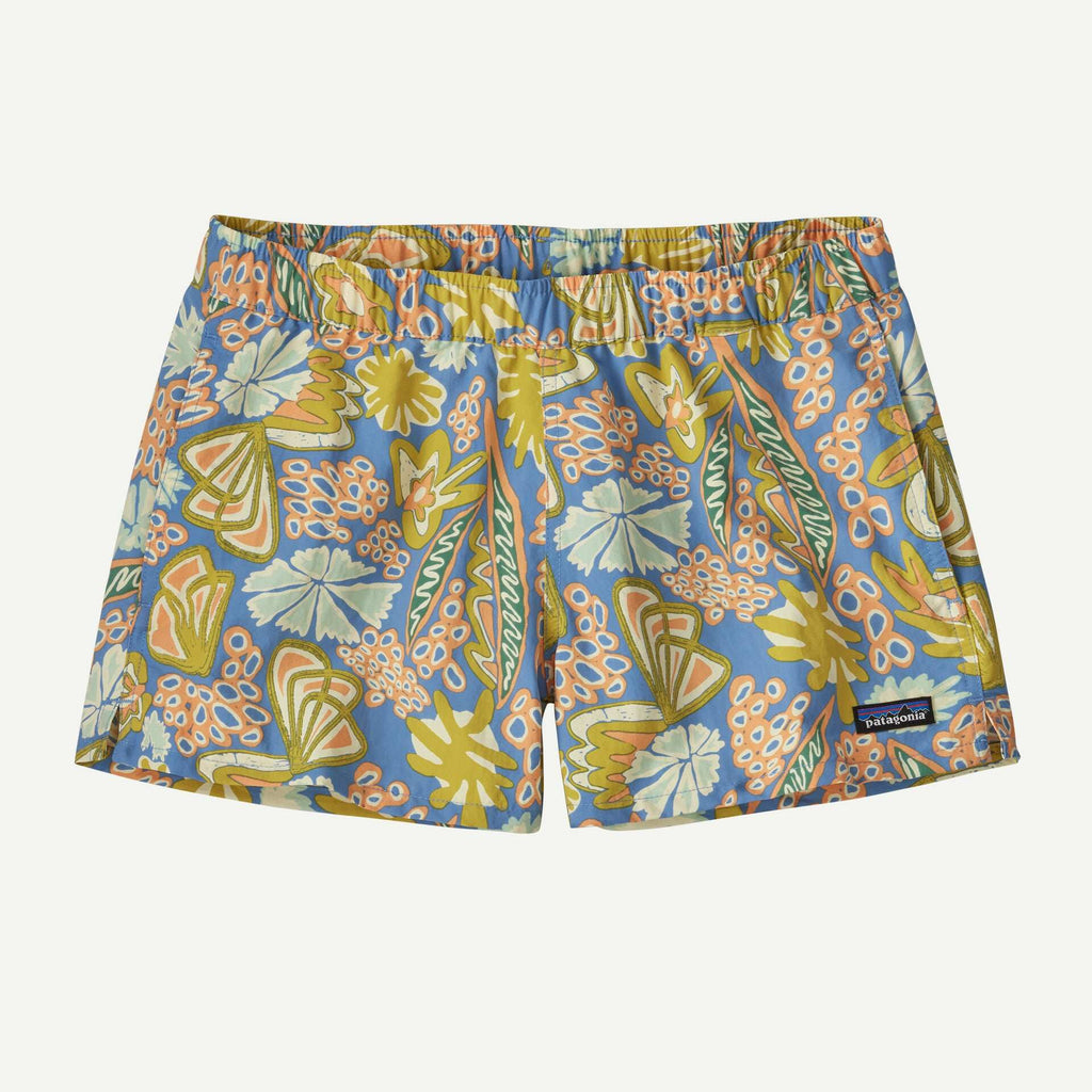 Patagonia Women's Barely Baggies™ Shorts - 2½"-Flourish:Abundant Blue XL | Patagonia | - Northshore Newquay - Surf/Skate Shop