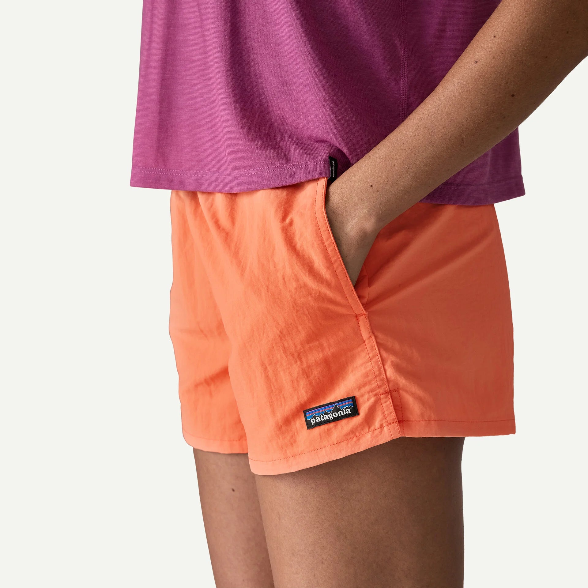 Patagonia Women's Barely Baggies™ Shorts - 2½"- Peach Sherbet | Patagonia | - Northshore Newquay - Surf/Skate Shop