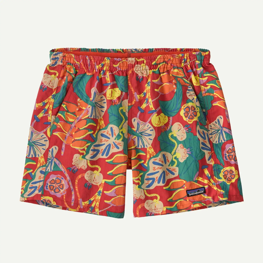 Patagonia Women's Baggies™ Shorts - 5"-Tropical climb/Hot Ember XL | Patagonia | - Northshore Newquay - Surf/Skate Shop