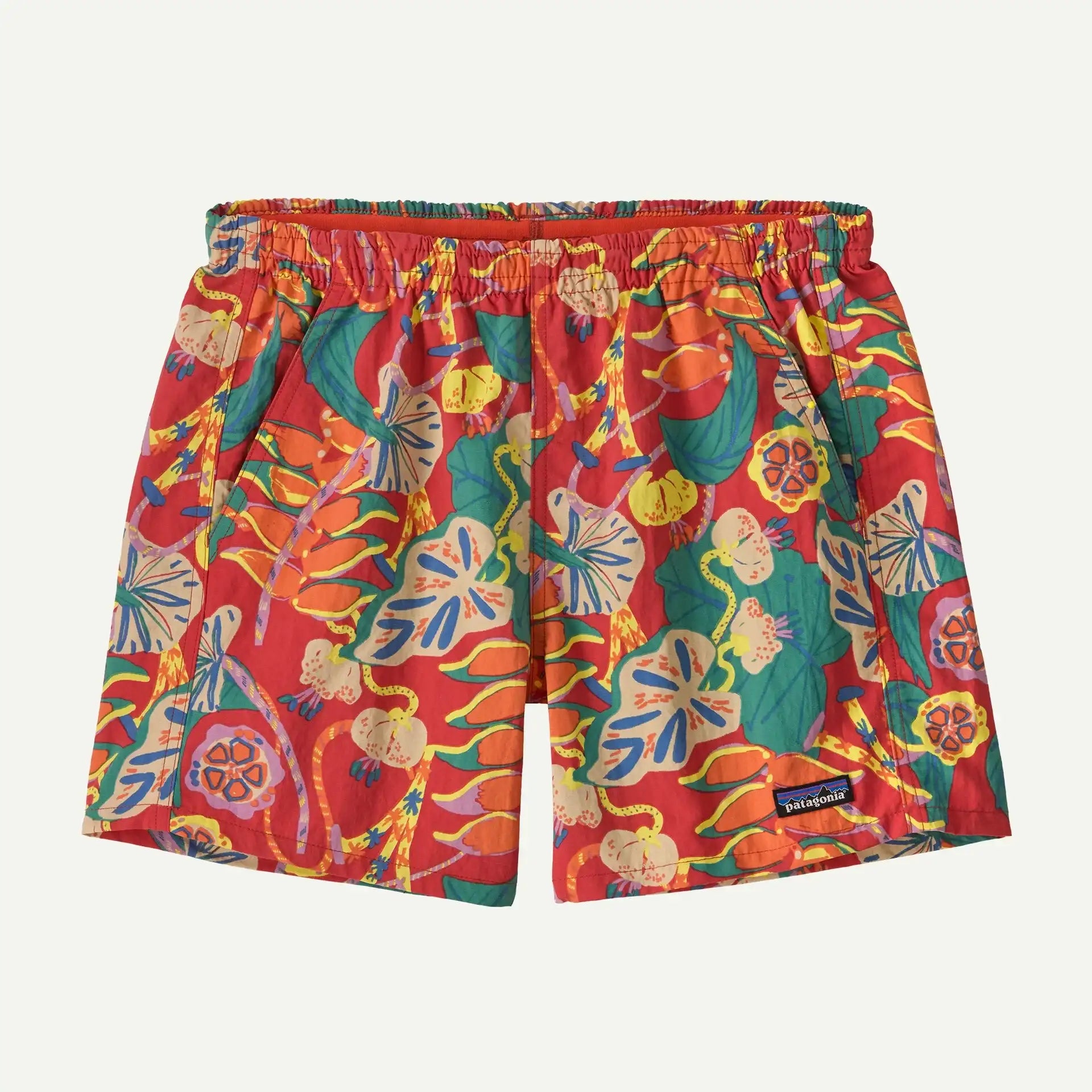 Patagonia Women's Baggies™ Shorts - 5"-Tropical climb/Hot Ember XL | Patagonia | - Northshore Newquay - Surf/Skate Shop