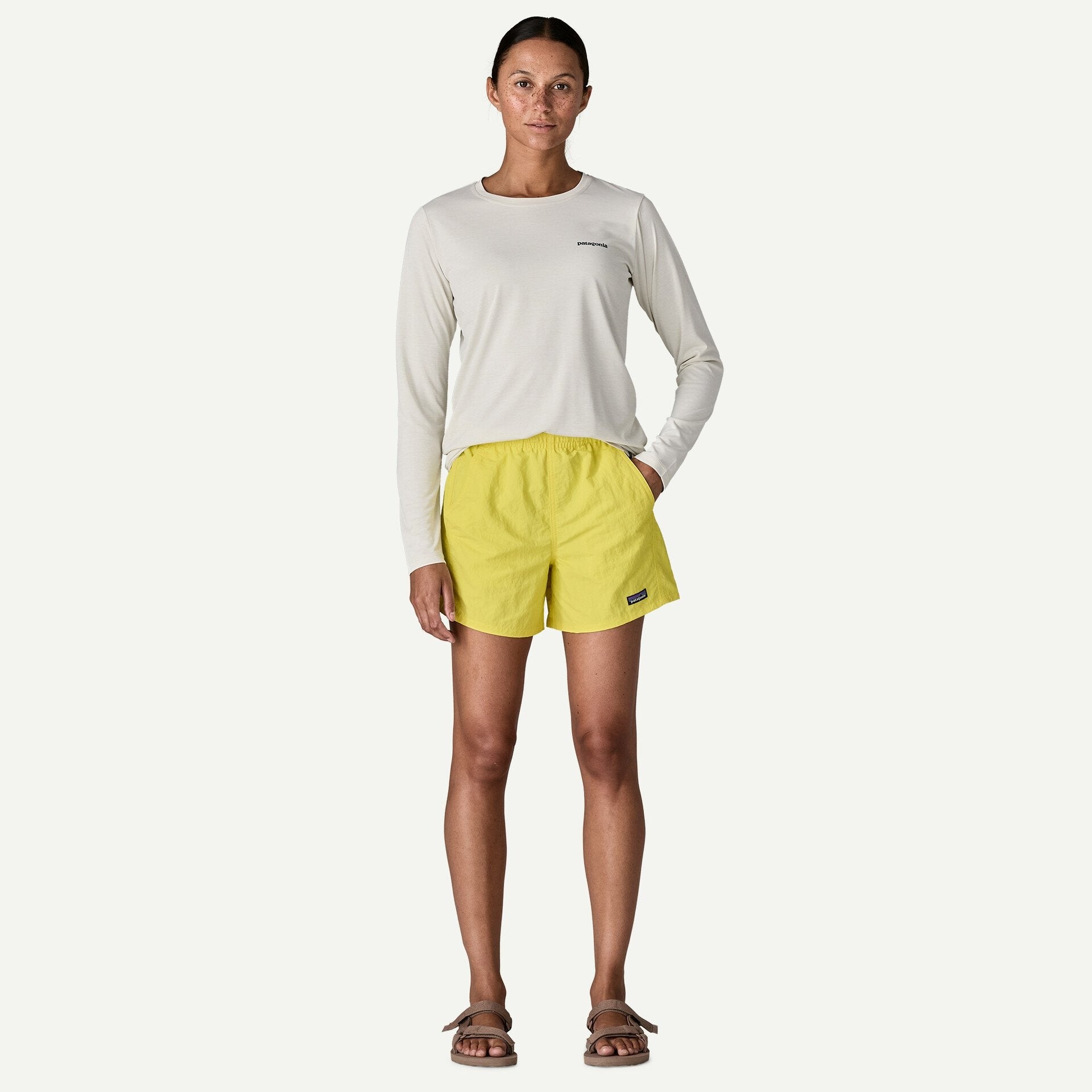 Patagonia Women's Baggies™ Shorts - 5"-Lemon Zest | Patagonia | - Northshore Newquay - Surf/Skate Shop