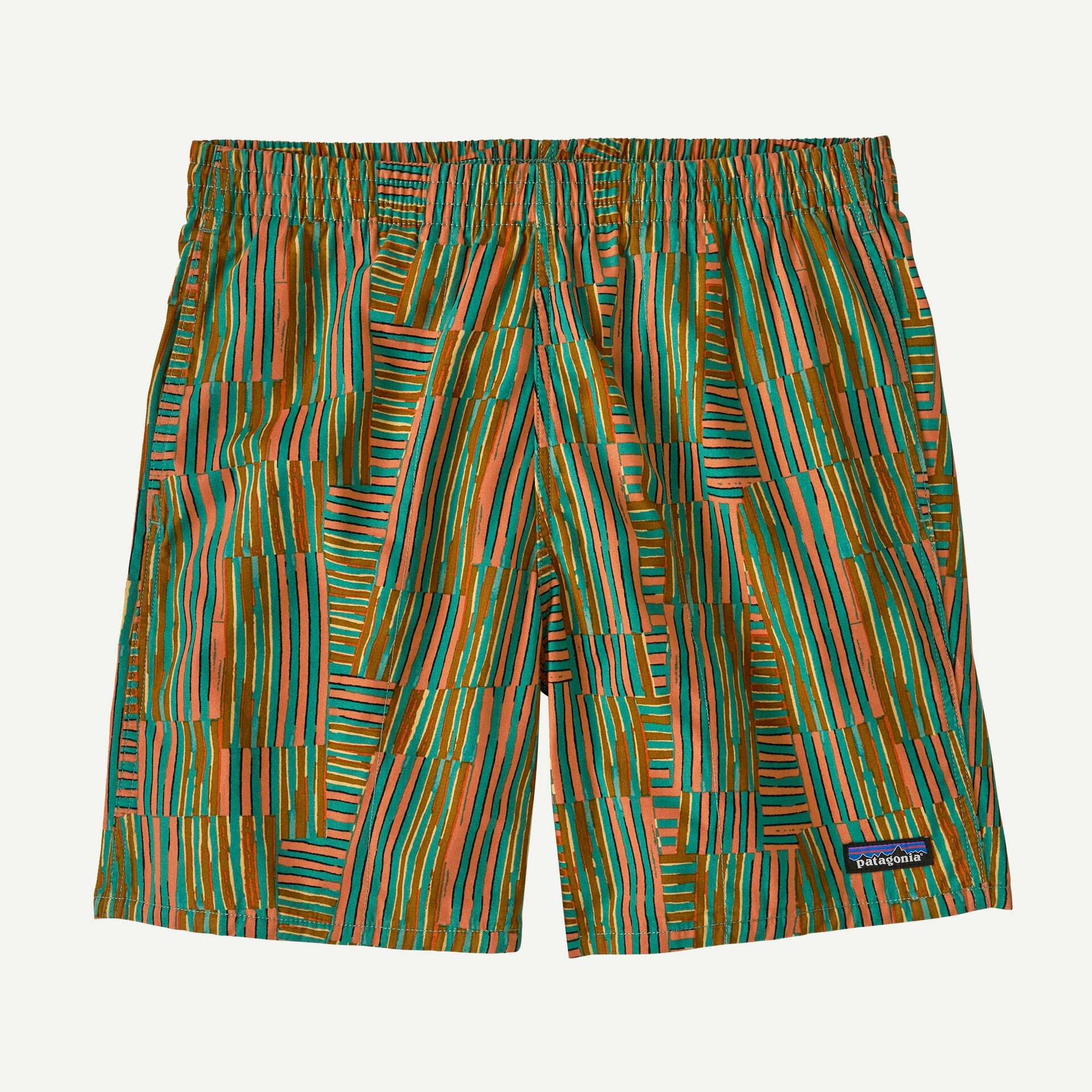 Patagonia Men's Funhoggers™ Shorts - 6"- Quilty Fitz: Heartleaf Green | Patagonia |