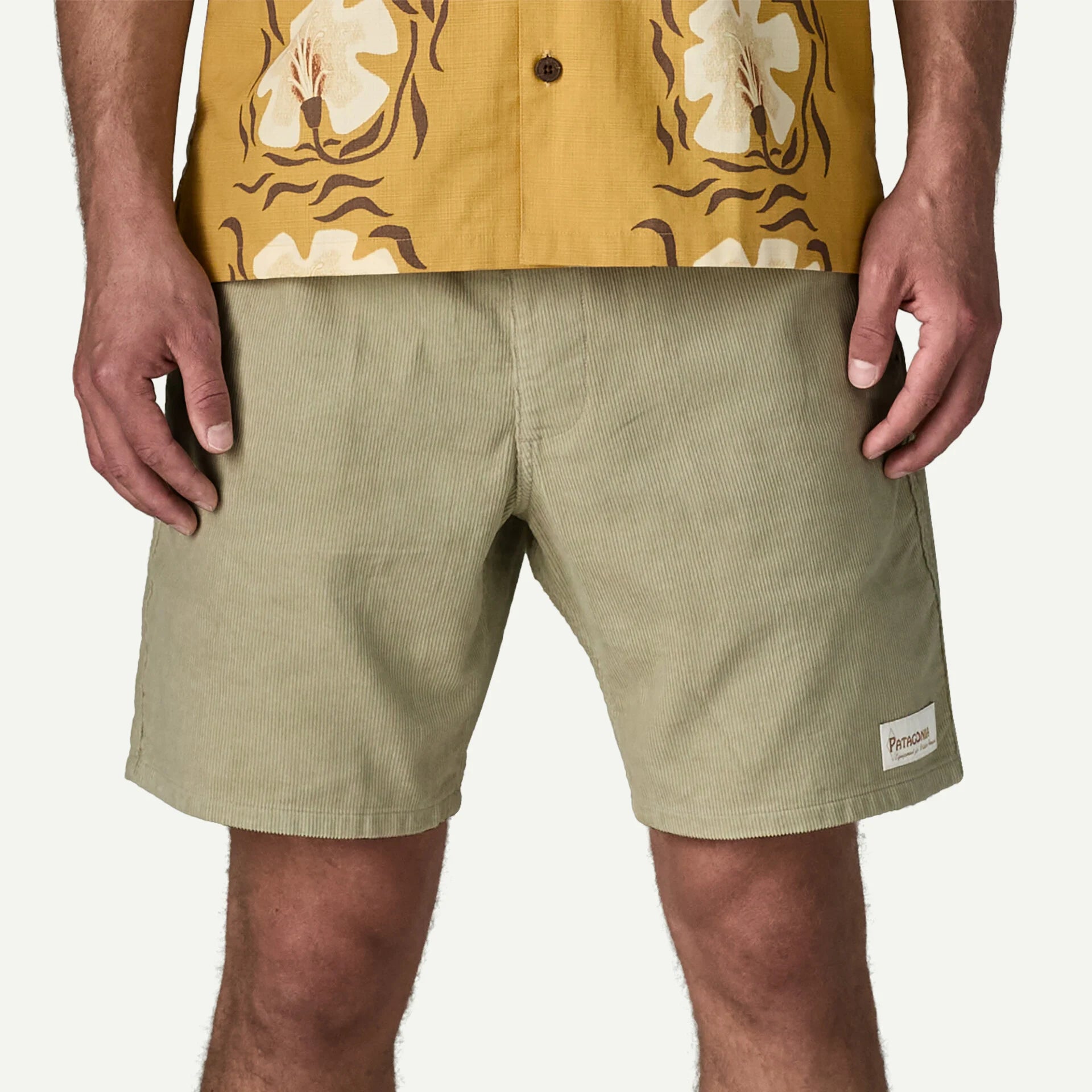Patagonia Men's Corduroy Volley Shorts-Pelican | Patagonia | - Northshore Newquay - Surf/Skate Shop