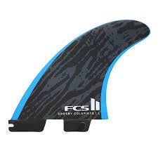 FCS II Crosby Colapinto PC Tri Fins - Black/Blue