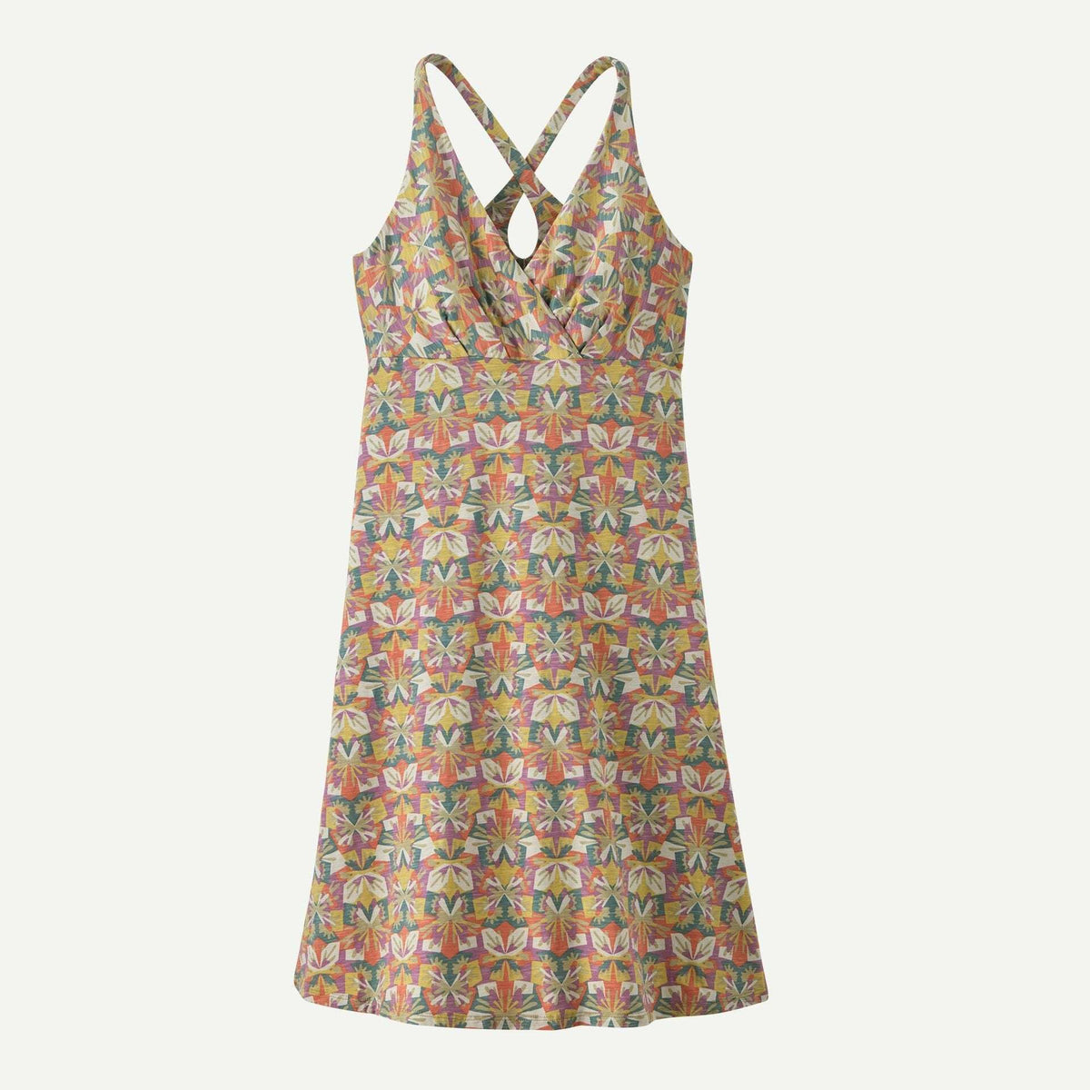 Patagonia Women's Amber Dawn Dress- Butterfly Geo: Weathered Stone | Patagonia | - Northshore Newquay - Surf/Skate Shop