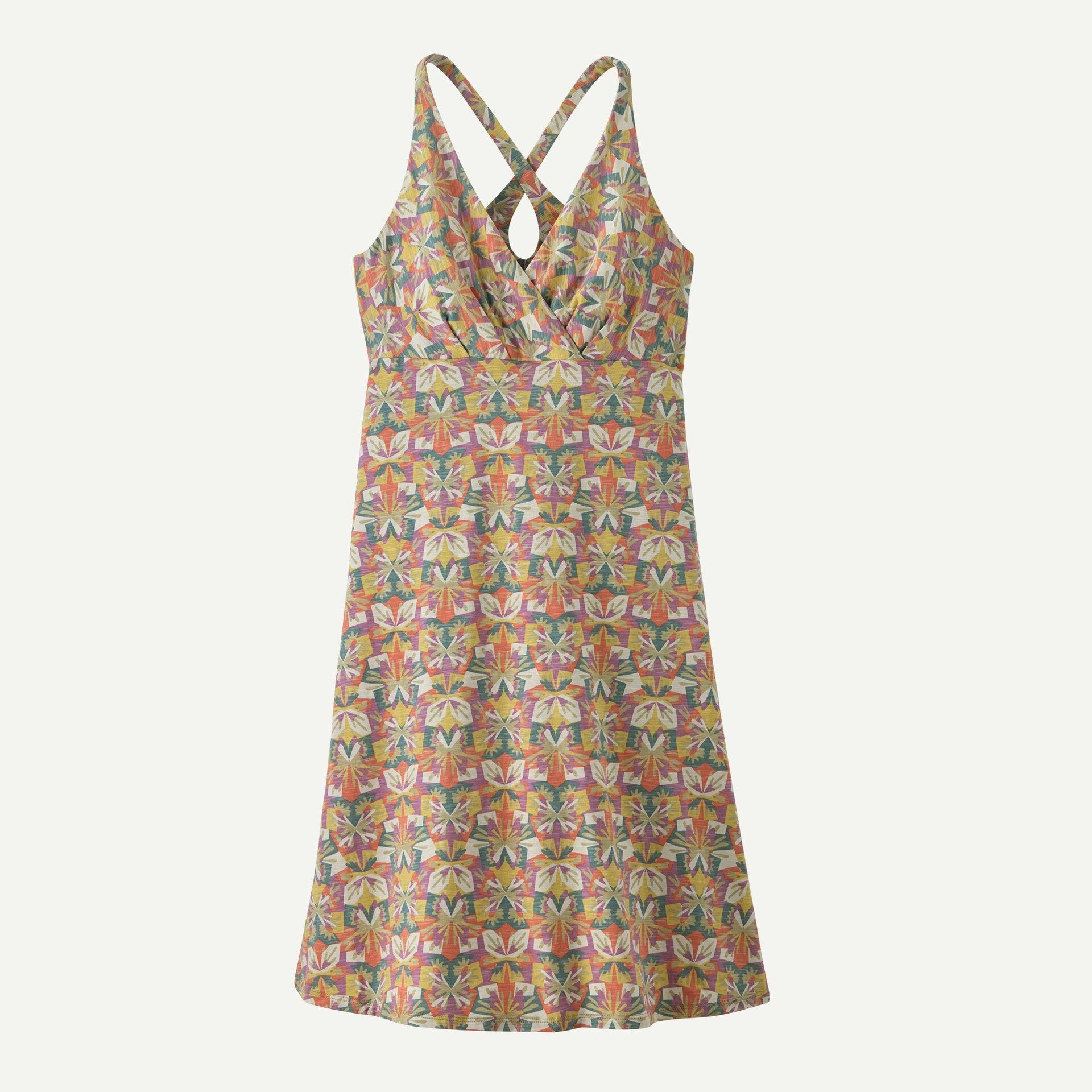 Patagonia Women's Amber Dawn Dress- Butterfly Geo: Weathered Stone XL | Patagonia | - Northshore Newquay - Surf/Skate Shop