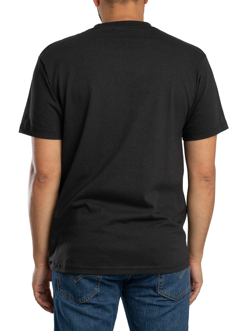 Vans New Left Chest SS Tee Black/White | Vans | - Northshore Newquay - Surf/Skate Shop
