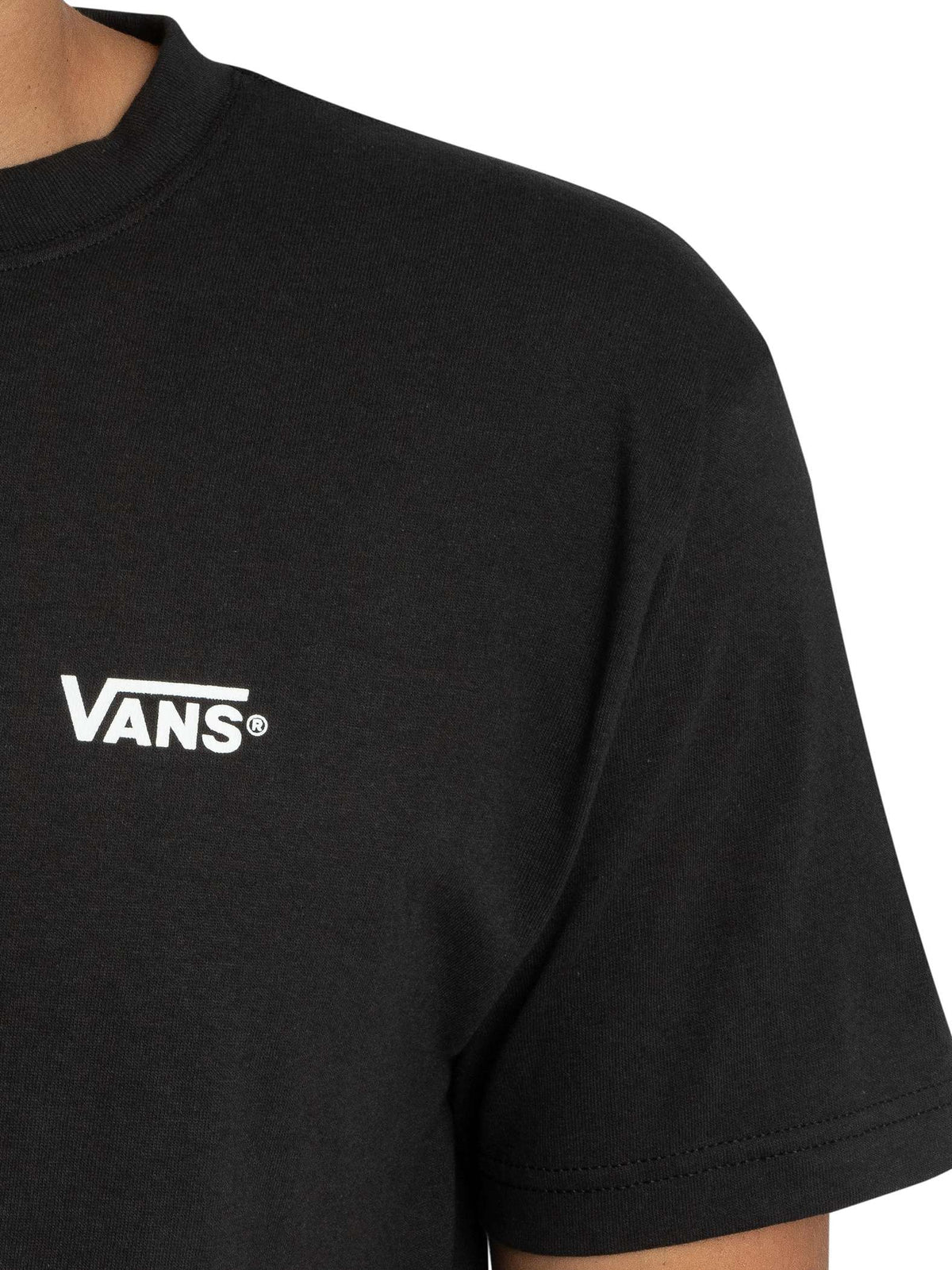 Vans New Left Chest SS Tee Black/White | Vans | - Northshore Newquay - Surf/Skate Shop