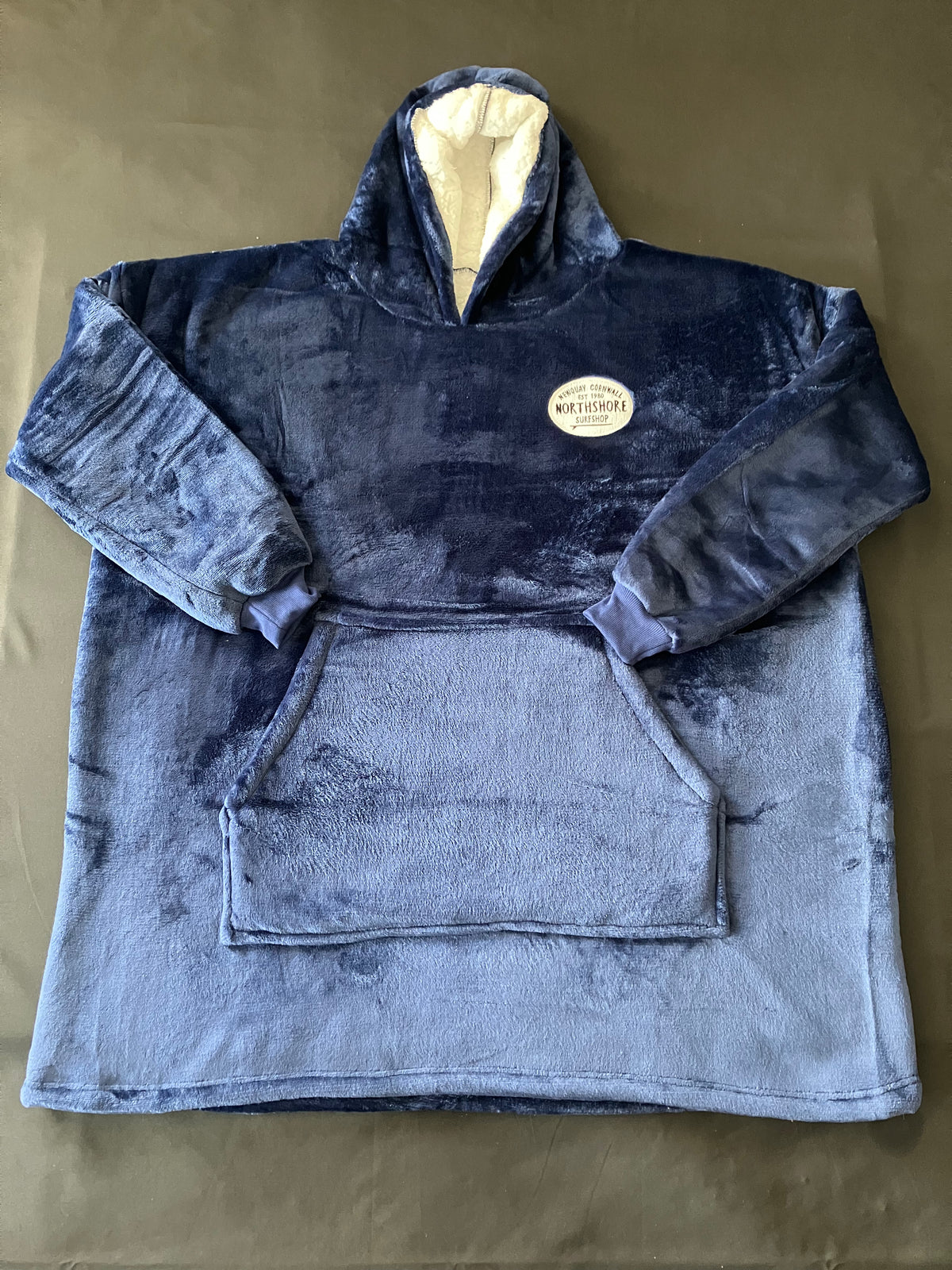 Snuggle Fleece Robe | Navy | Northshore Surf Shop | Fleece Robe - Northshore Newquay - Surf/Skate Shop