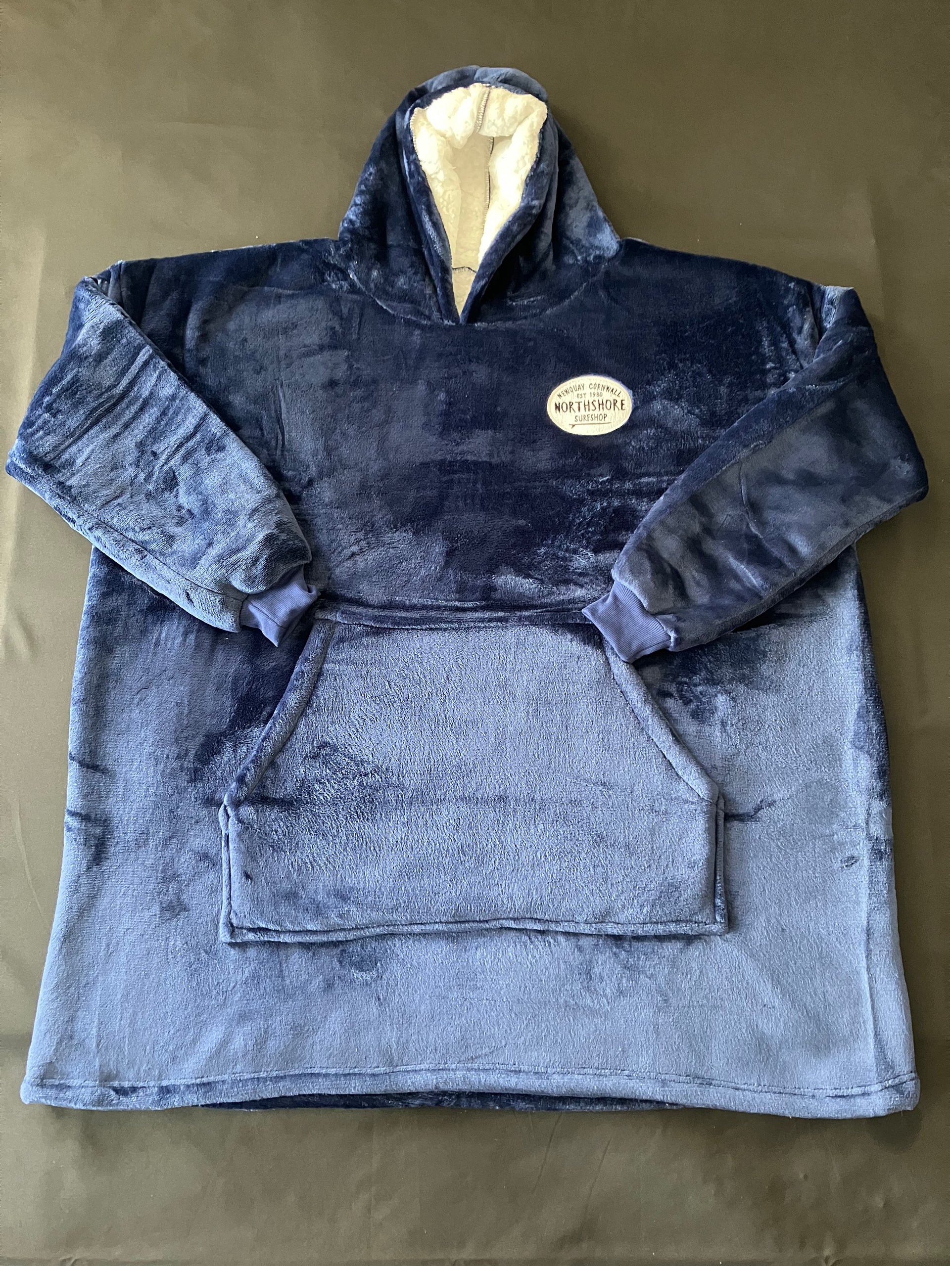 Snuggle Fleece Robe | Navy | Northshore Surf Shop | Fleece Robe - Northshore Newquay - Surf/Skate Shop