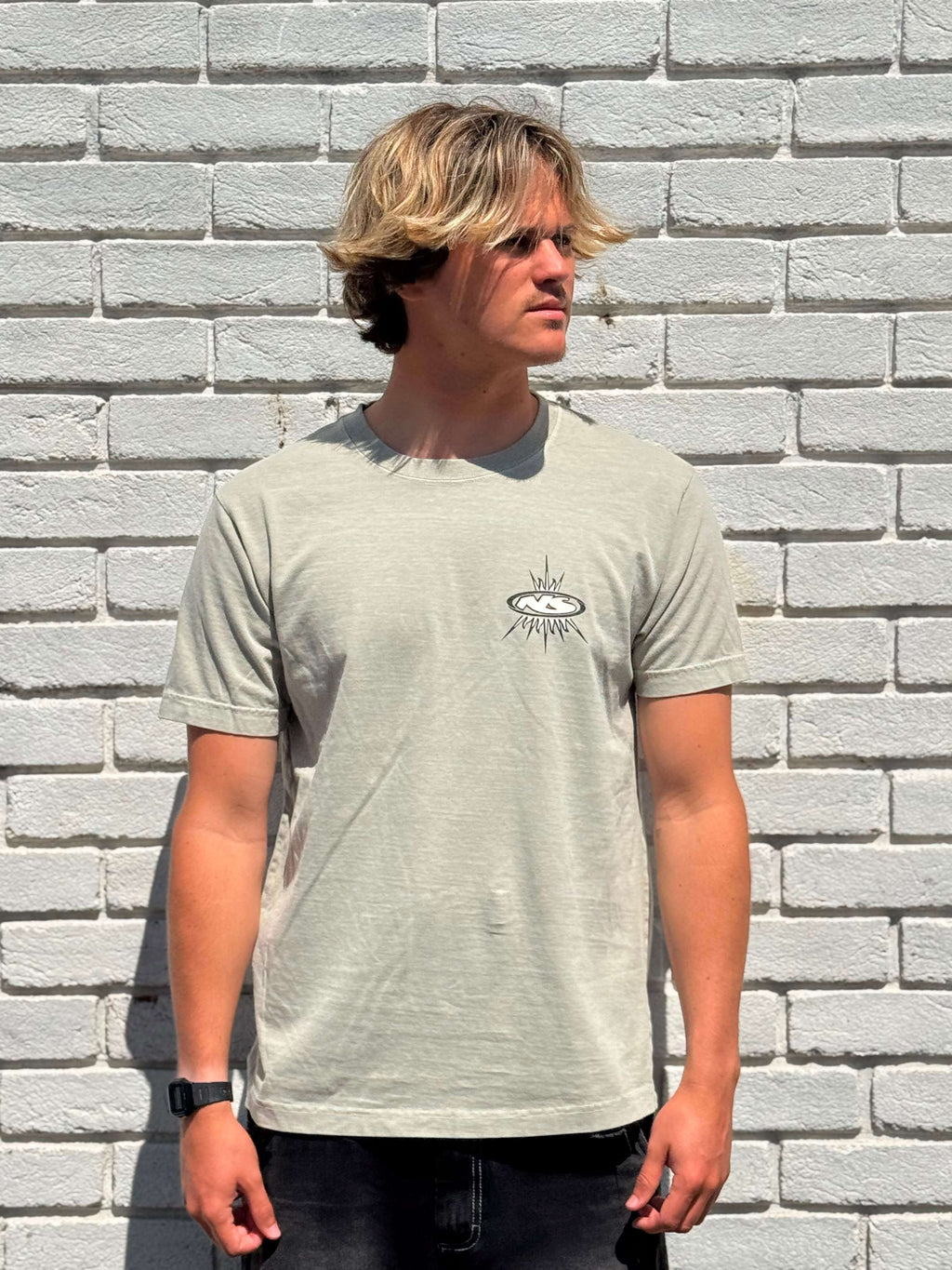 Northshore The 90s Vault T-Shirt- Washed Thyme | Northshore Surf Shop | - Northshore Newquay - Surf/Skate Shop