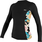 ONeill Ladies Side Print Long Sleeve Rash Vest black/micah floral | O’neill | Rash Vest