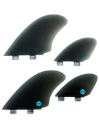 Koalition Keel Quad Fins Futures Smoke | Koalition | Surfboard Fins. - Northshore Newquay - Surf/Skate Shop