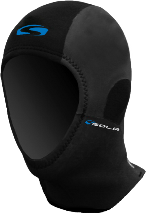 SOLA 3MM MESH SURF HOOD - BLACK | Sola | Wetsuit Hood - Northshore Newquay - Surf/Skate