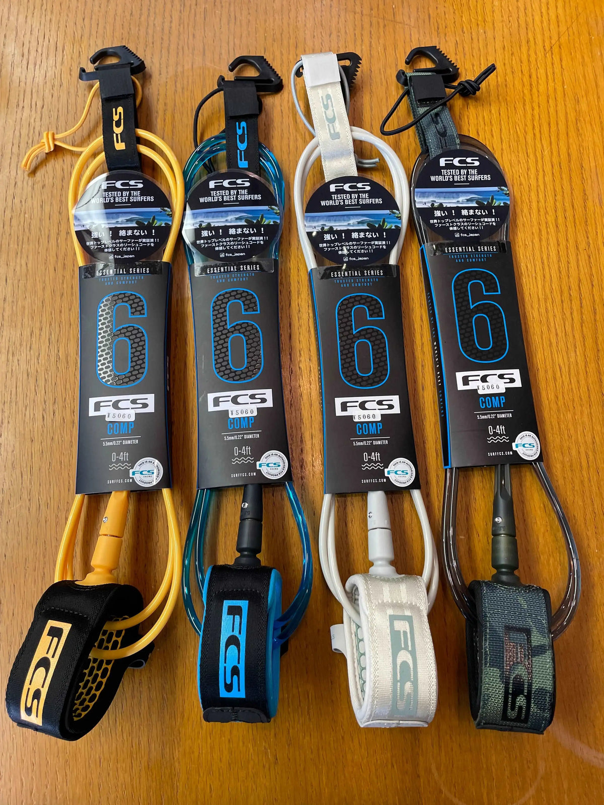 FCS essential All Round 6ft leash | FCS | Surfboard Leash - Northshore Newquay - Surf/Skate Shop