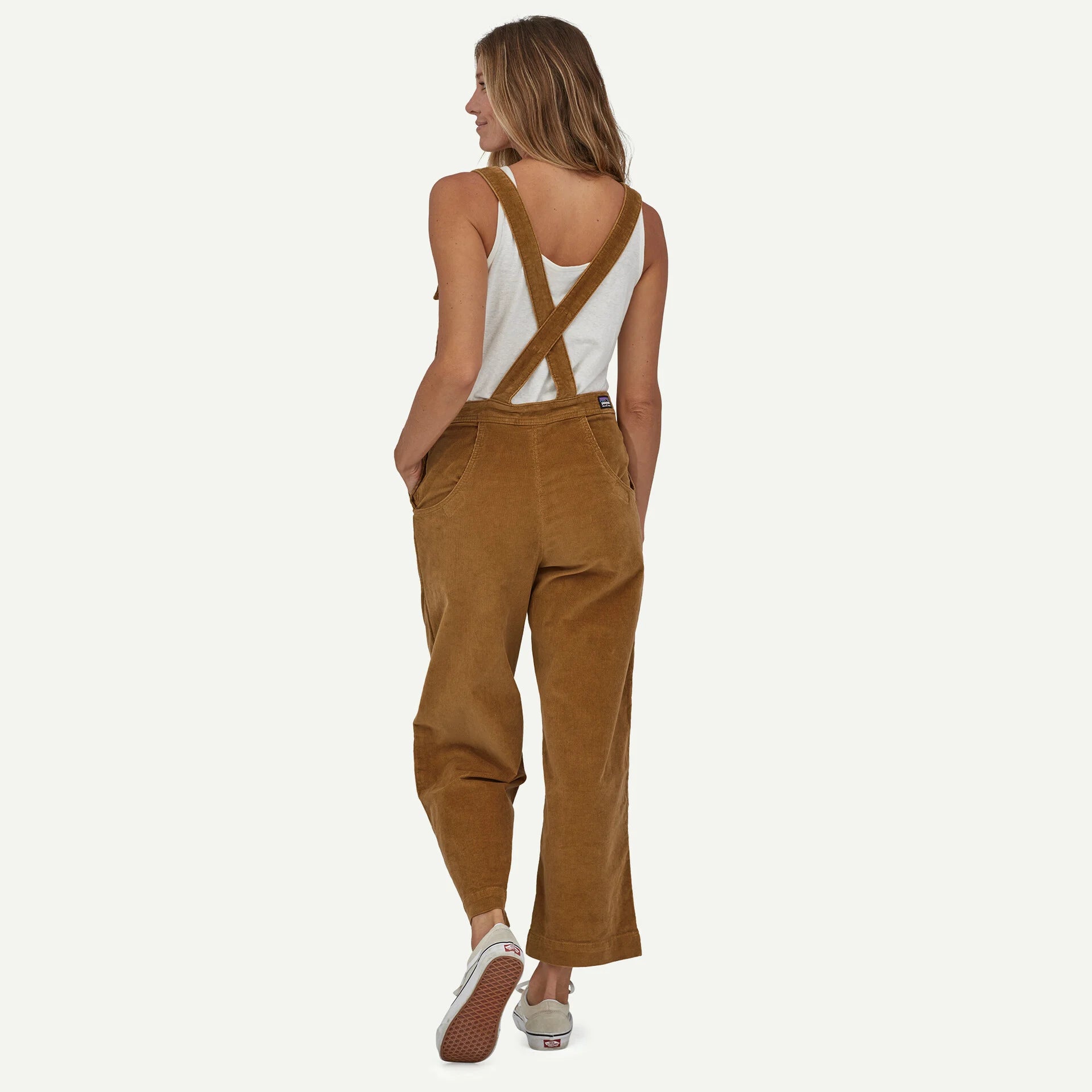 Patagonia Women's Stand Up® Cropped Corduroy Overalls-Nest Brown | Patagonia | Overalls - Northshore Newquay - Surf/Skate Shop