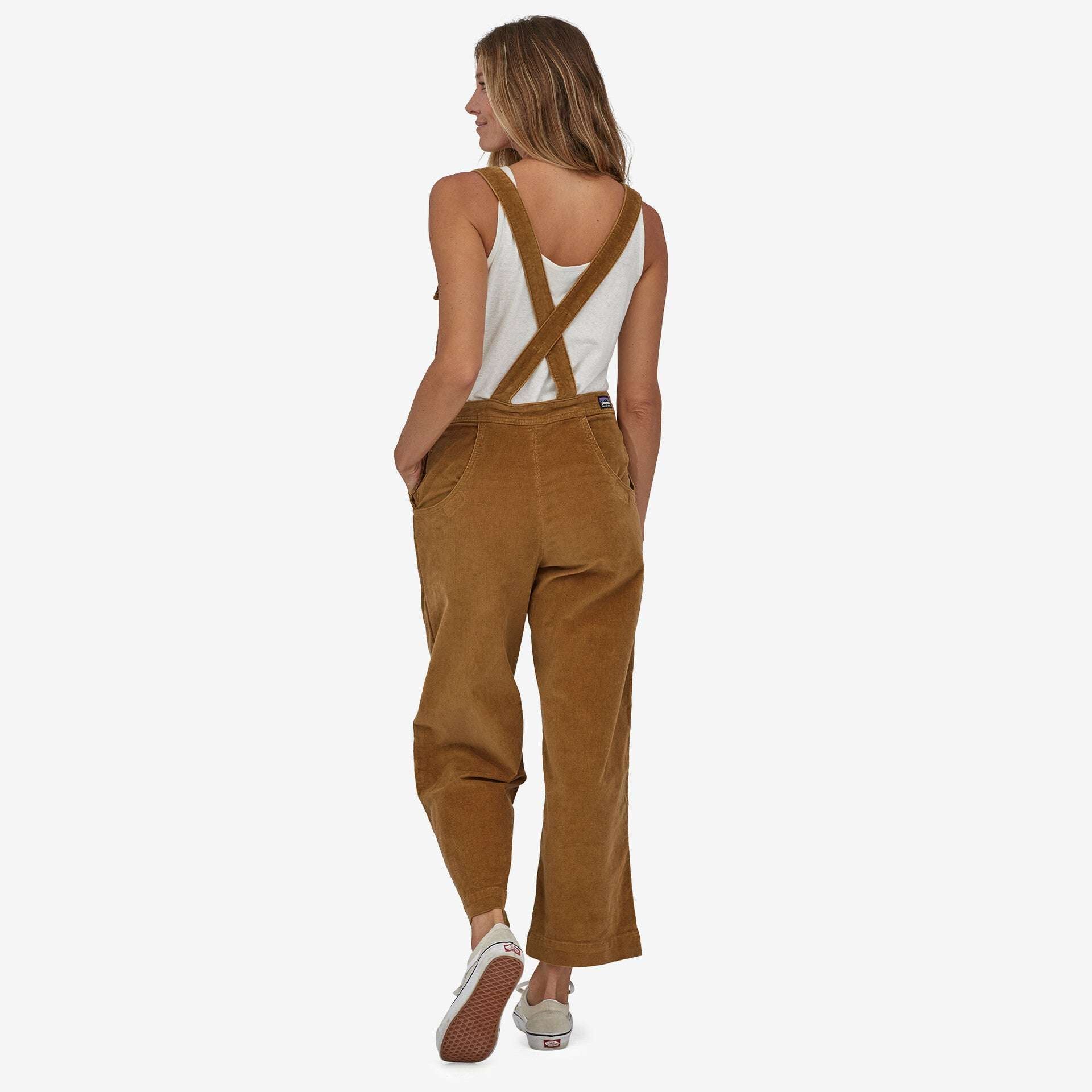 Patagonia Women's Stand Up® Cropped Corduroy Overalls-Nest Brown | Patagonia | Overalls