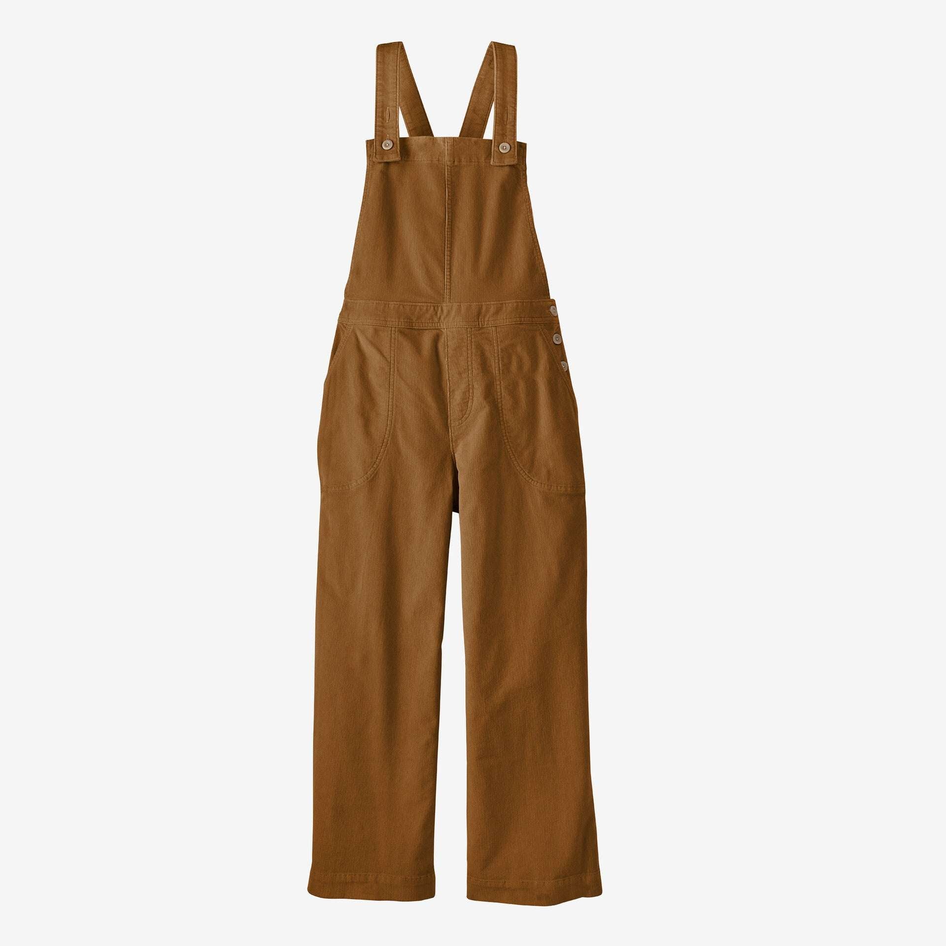 Patagonia Women's Stand Up® Cropped Corduroy Overalls-Nest Brown | Patagonia | Overalls