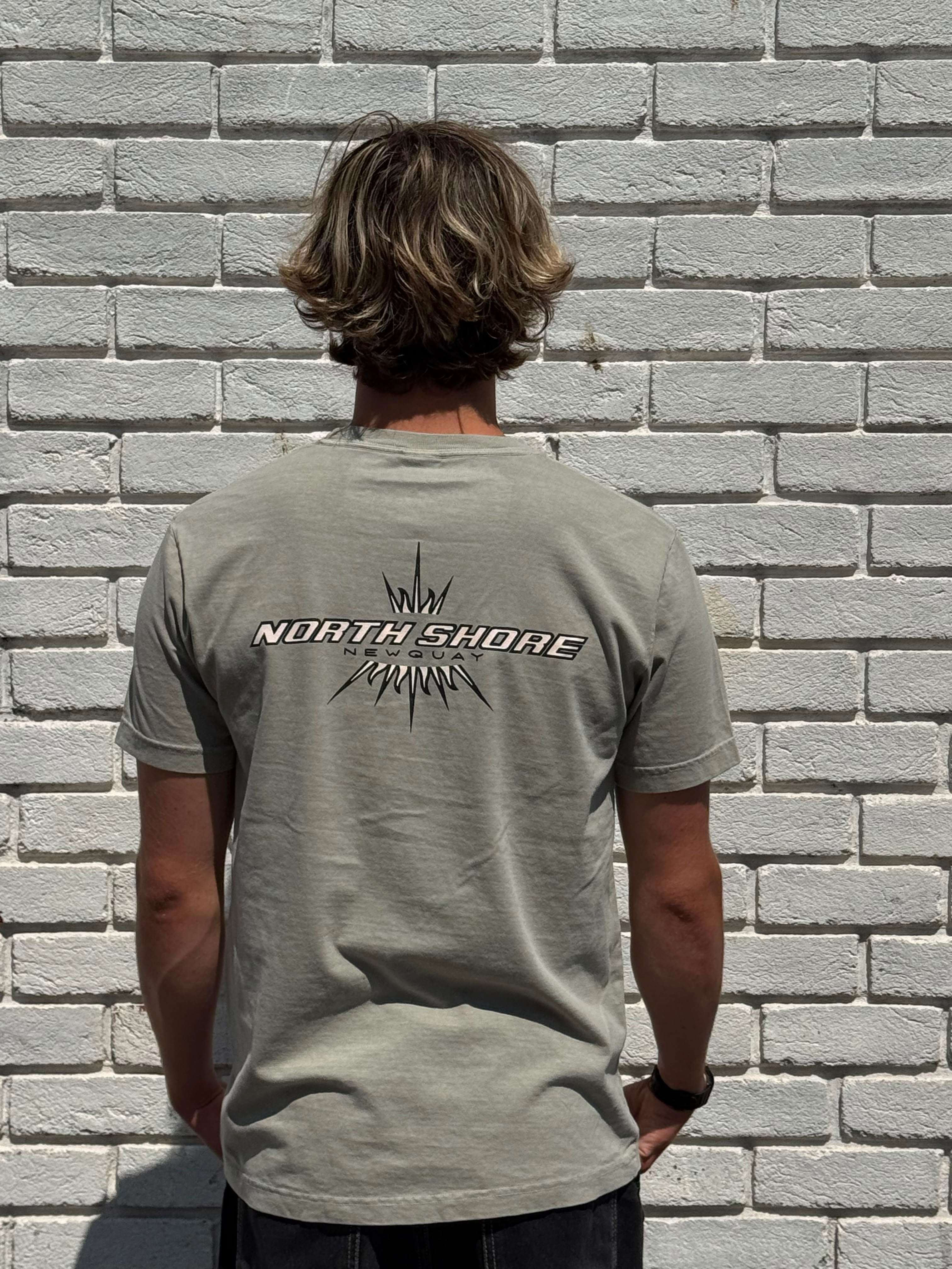 Northshore The 90s Vault T-Shirt- Washed Thyme | Northshore Surf Shop | - Northshore Newquay - Surf/Skate Shop