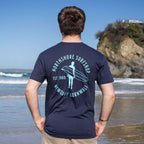 Heritage Organic Tee | Dark Navy | Northshore Surf Shop | T Shirt - Northshore Newquay - Surf/Skate Shop