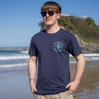 Heritage Organic Tee | Dark Navy | Northshore Surf Shop | T Shirt - Northshore Newquay - Surf/Skate Shop