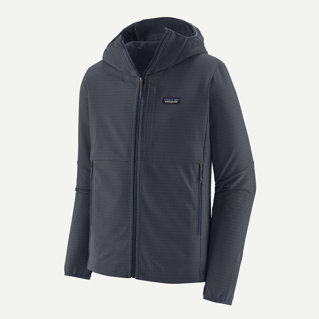 Patagonia Men's R1® TechFace Fleece Hoody-Smolder Blue | Patagonia |