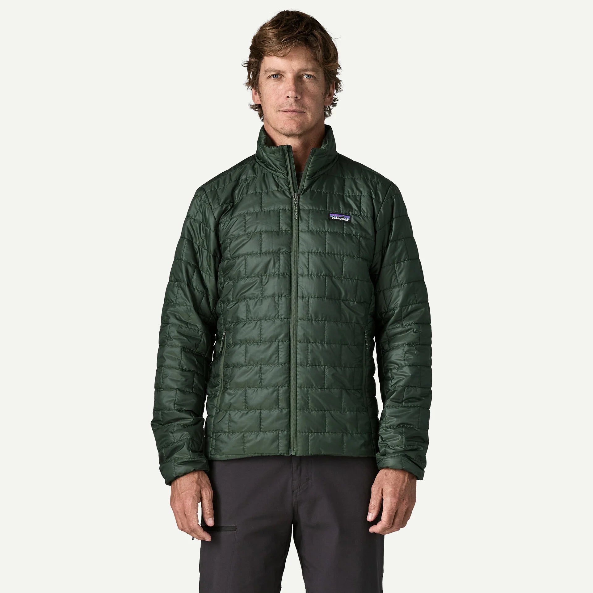 Patagonia Men's Nano Puff® Hoody-Treeline Green