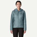 Patagonia Women's Nano Puff® Hood-Blue Sage
