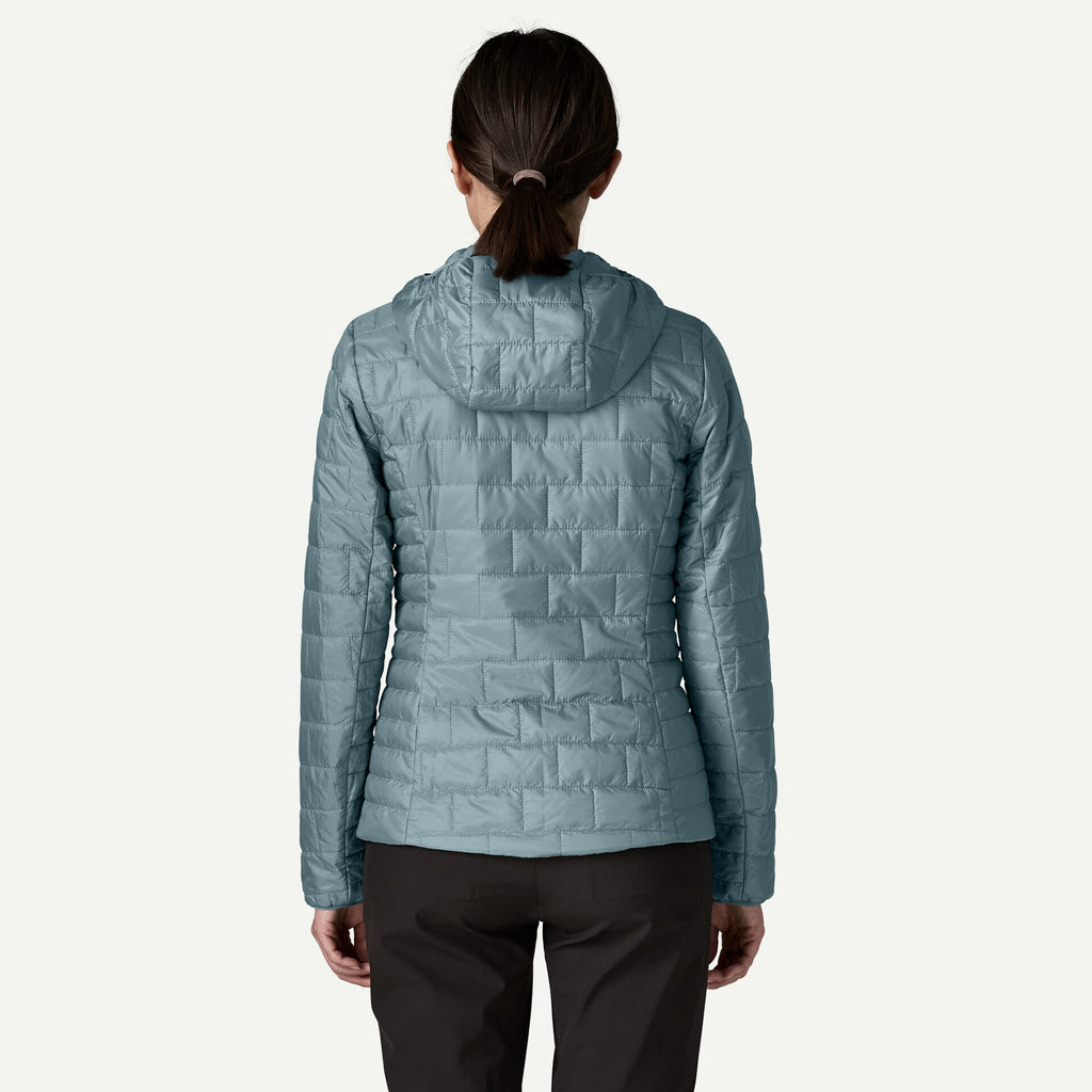 Patagonia Women's Nano Puff® Hood-Blue Sage
