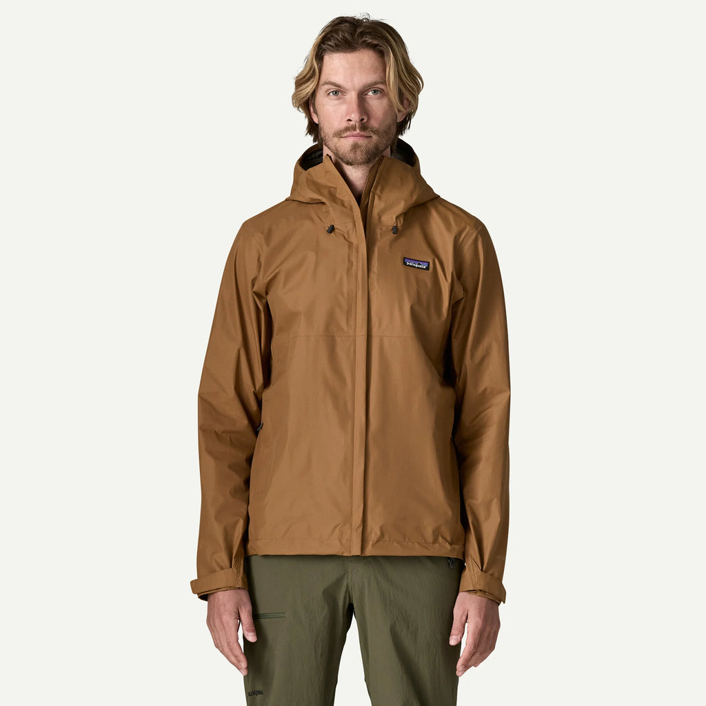 Patagonia Men's Torrentshell 3L Rain Jacket-Deer Brown