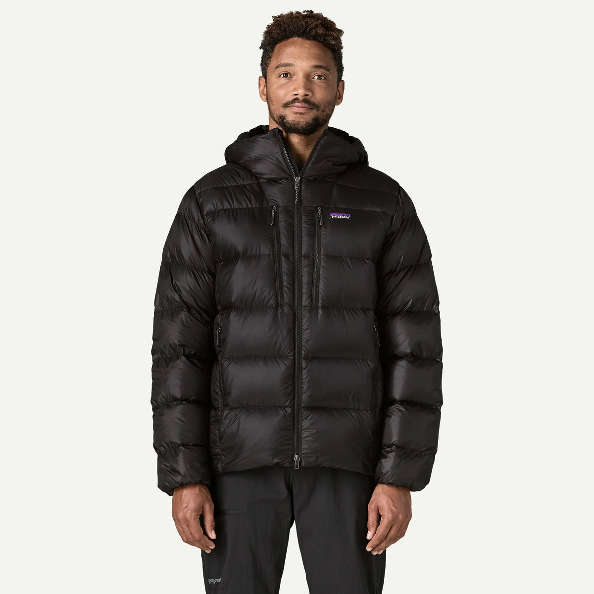 Patagonia Men's Fitz Roy Down Hoody-Black
