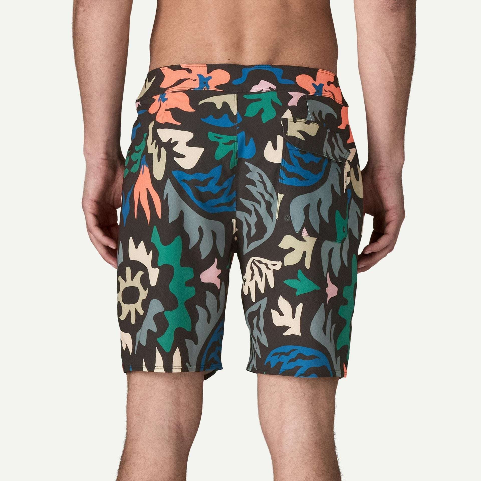 Patagonia Men's Hydropeak Boardshorts - 18"-Kaleido: Black | Patagonia | swim shorts - Northshore Newquay - Surf/Skate Shop