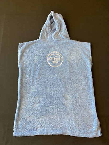 Kids Towelling Changing Robe | Age 9 - 12 Sky Blue | Northshore Surf Shop | Changing Robe