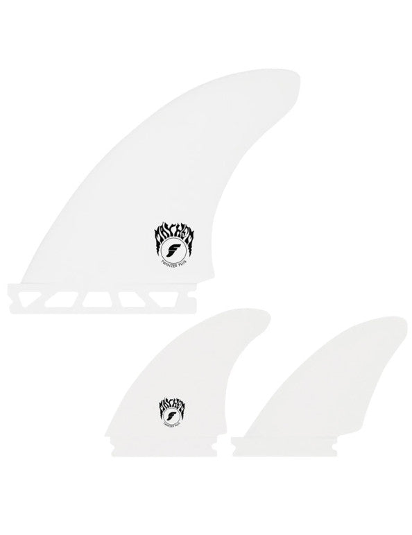 Futures Mayhem FG Twinzer + 1 White Fins
