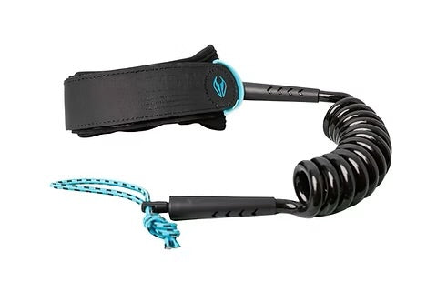 NMD L4 Double Swivel Bicep Leash Black ice blue | NMD | - Northshore Newquay - Surf/Skate Shop