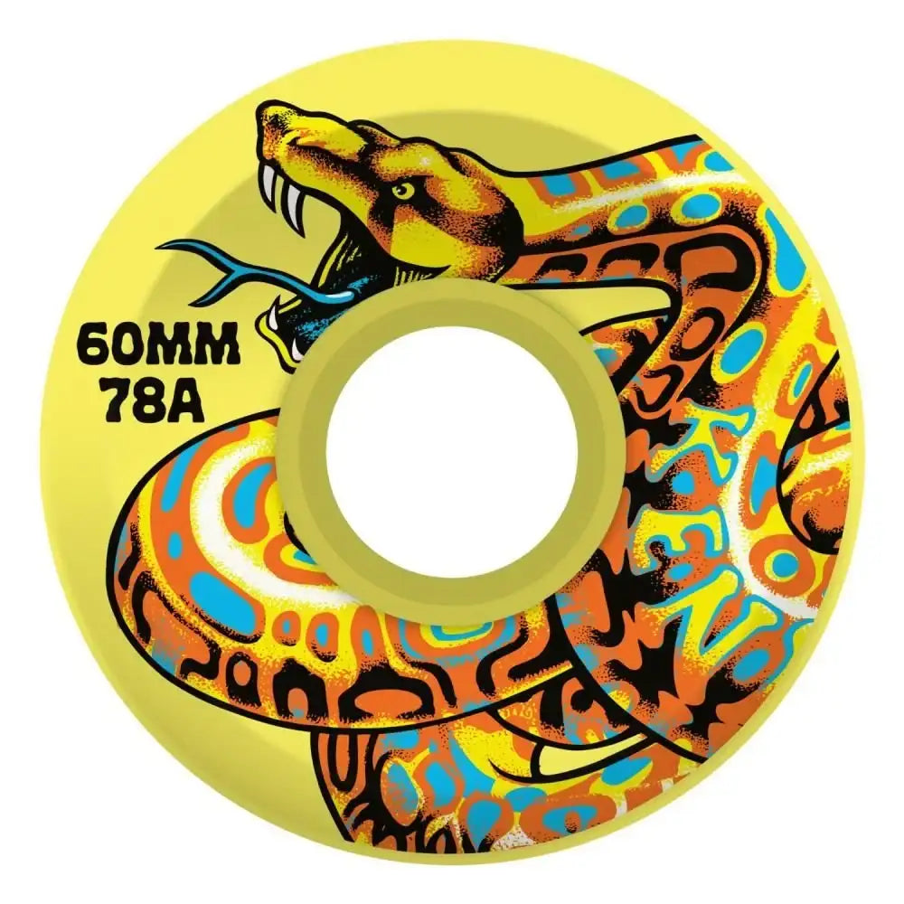 SLIME BALLS SKATEBOARD WHEELS JEFF KENDALL SNAKE OG SLIME 78 - YELLOW | Santa cruz | - Northshore Newquay - Surf/Skate Shop
