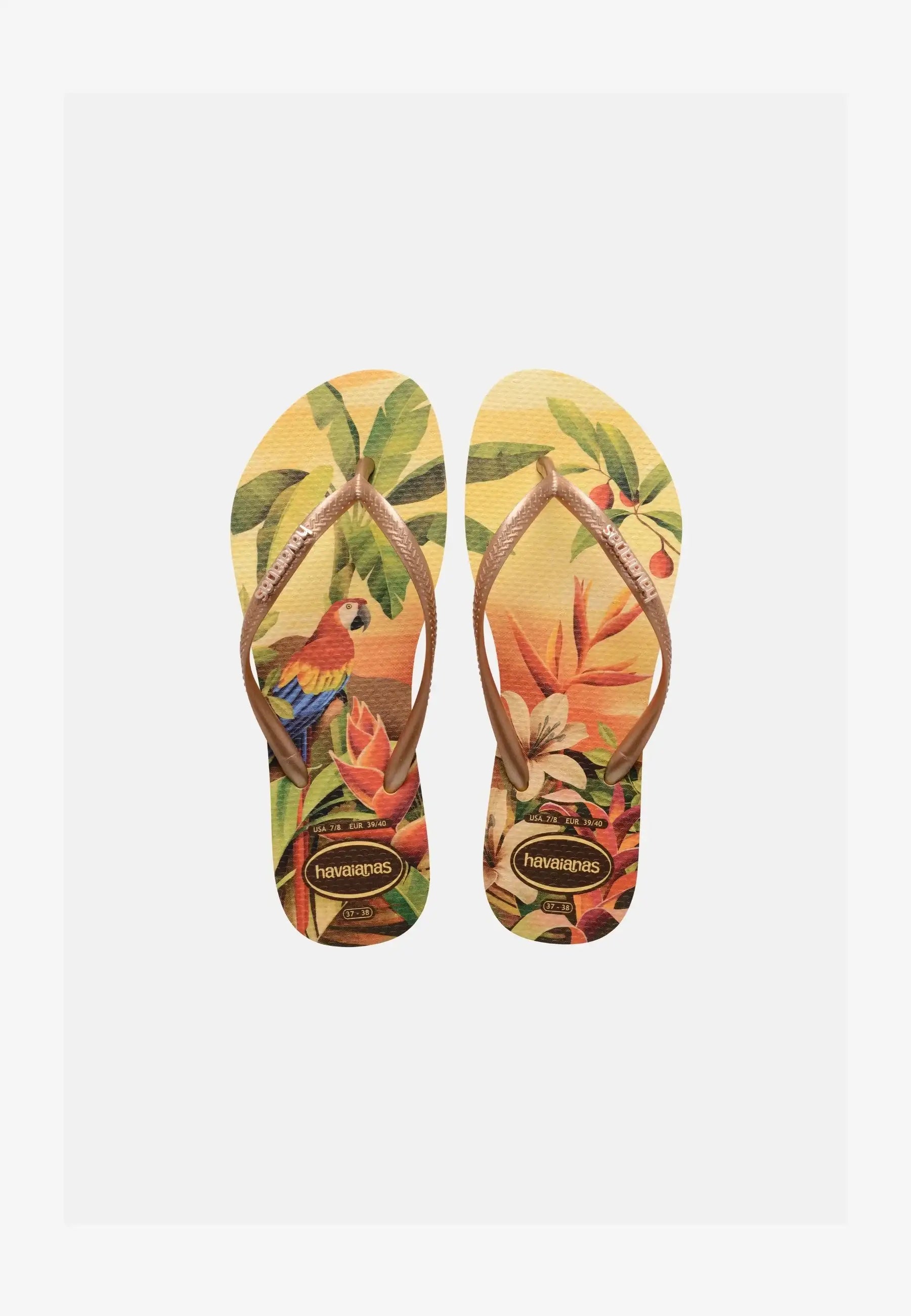 Havaianas Slim Tropical- Caja Yellow | Havaianas | - Northshore Newquay - Surf/Skate Shop