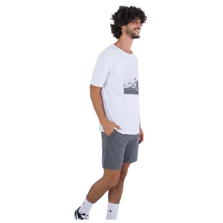 Hurley Phantom Heather 18" Walk shorts-Black Heather | Hurley | Shorts