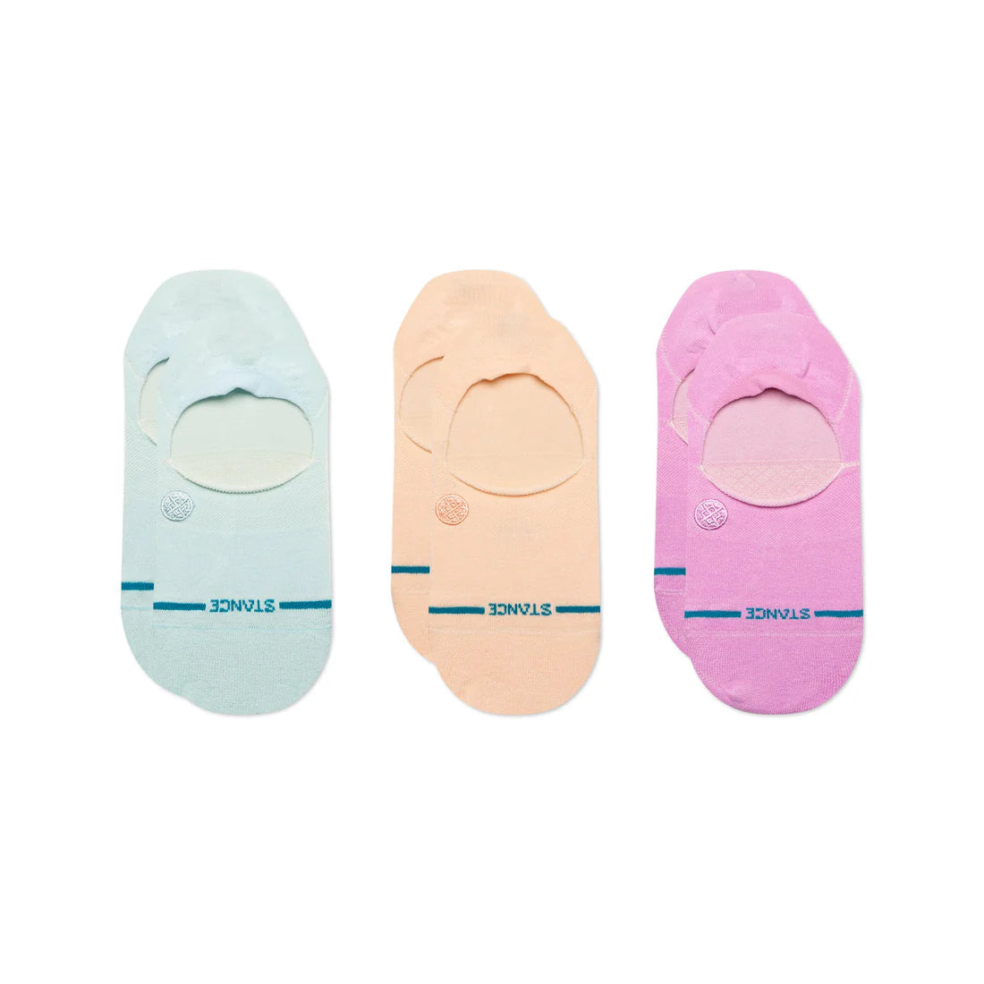 STANCE ICON NO SHOW SOCK 3 PACK-Light blue Medium | Stance |