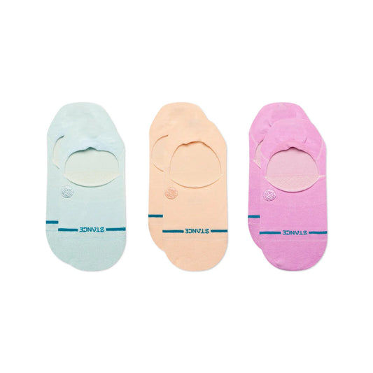 STANCE ICON NO SHOW SOCK 3 PACK-Light blue Medium | Stance |